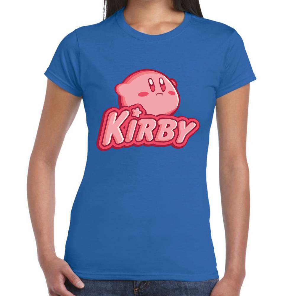 Playera Kirby Sencilla Nintendo Algodón Premium #0003240