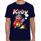 Playera Kirby Racing Nintendo Algodón Premium #0003241
