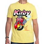 Playera Kirby Racing Nintendo Algodón Premium #0003241