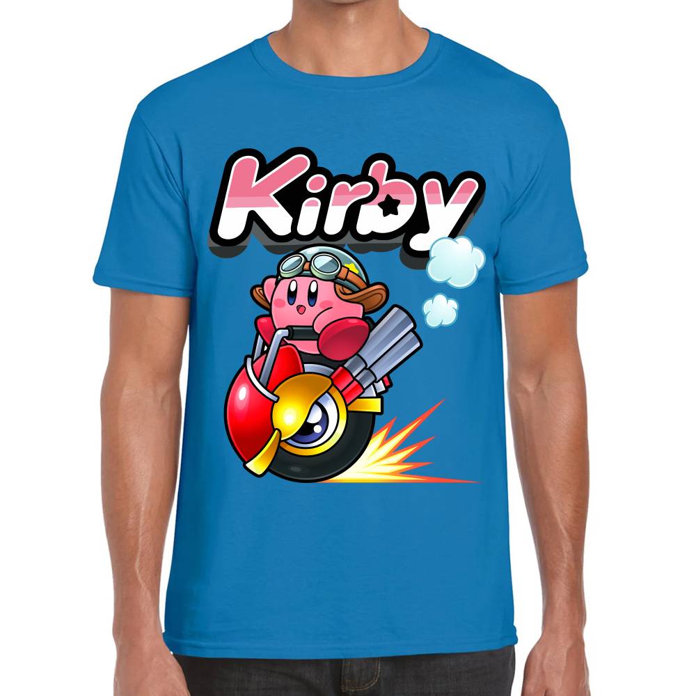 Playera Kirby Racing Nintendo Algodón Premium #0003241
