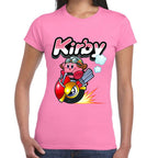 Playera Kirby Racing Nintendo Algodón Premium #0003241