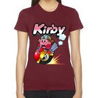 Playera Kirby Racing Nintendo Algodón Premium #0003241