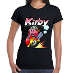 Playera Kirby Racing Nintendo Algodón Premium #0003241