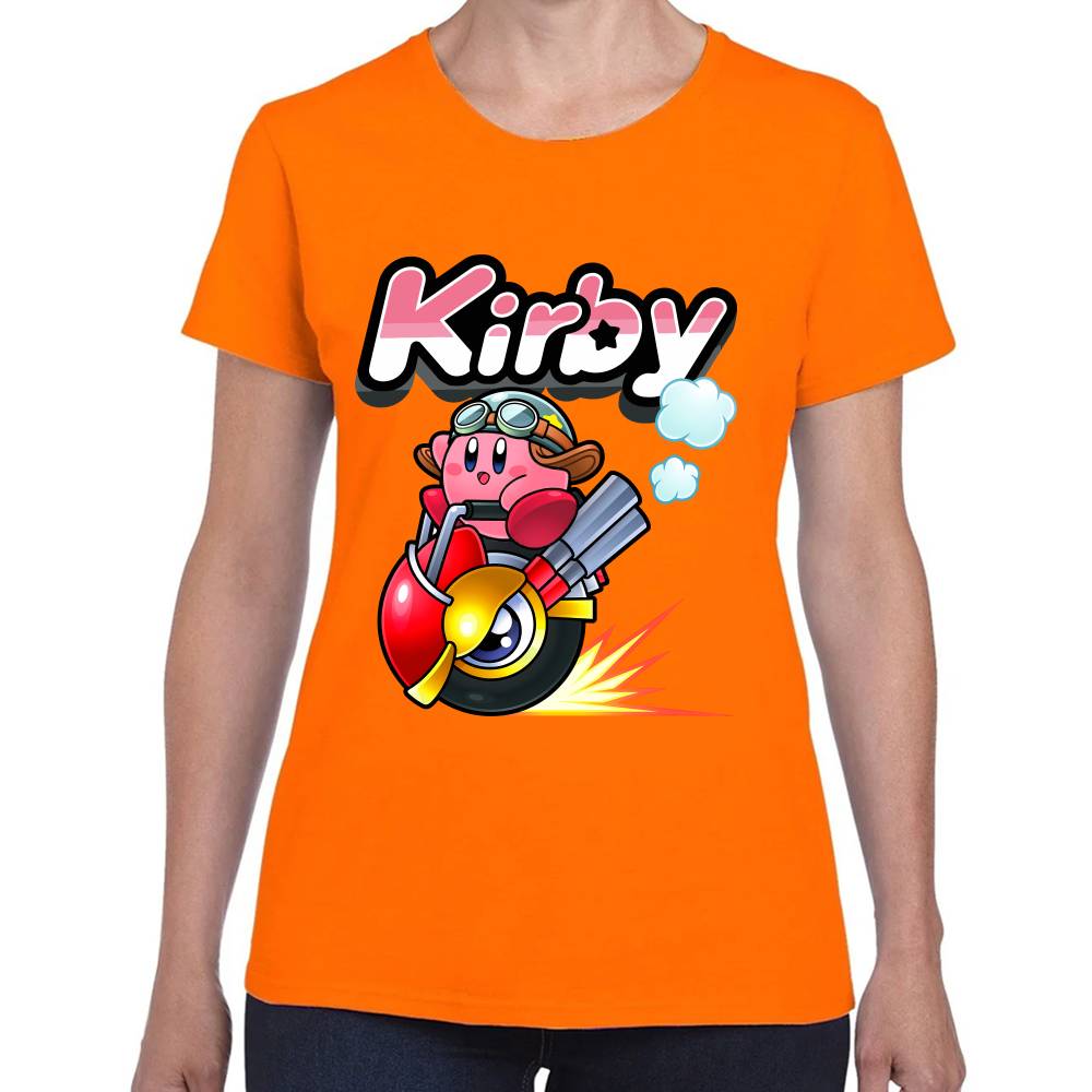 Playera Kirby Racing Nintendo Algodón Premium #0003241