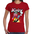 Playera Kirby Racing Nintendo Algodón Premium #0003241