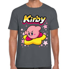 Playera Kirby Flotando en Estrella Nintendo Algodón Premium #0003242