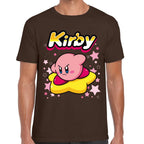 Playera Kirby Flotando en Estrella Nintendo Algodón Premium #0003242
