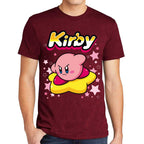 Playera Kirby Flotando en Estrella Nintendo Algodón Premium #0003242