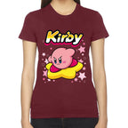 Playera Kirby Flotando en Estrella Nintendo Algodón Premium #0003242