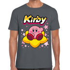 Playera Kirby Relax Sentado en Estrella Nintendo Algodón Premium #0003243