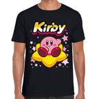 Playera Kirby Relax Sentado en Estrella Nintendo Algodón Premium #0003243