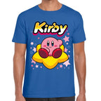 Playera Kirby Relax Sentado en Estrella Nintendo Algodón Premium #0003243