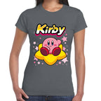 Playera Kirby Relax Sentado en Estrella Nintendo Algodón Premium #0003243