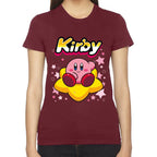 Playera Kirby Relax Sentado en Estrella Nintendo Algodón Premium #0003243