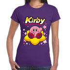 Playera Kirby Relax Sentado en Estrella Nintendo Algodón Premium #0003243