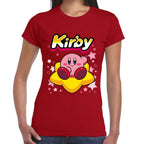 Playera Kirby Relax Sentado en Estrella Nintendo Algodón Premium #0003243