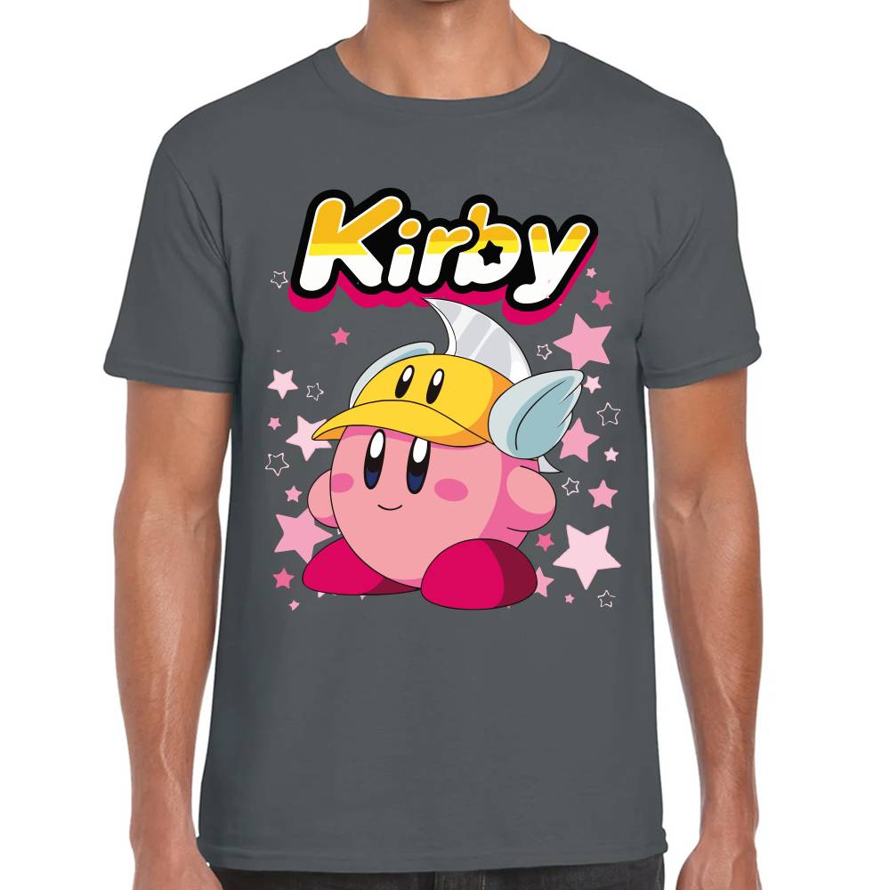 Playera Kirby Casco Armadura Nintendo Algodón Premium #0003244