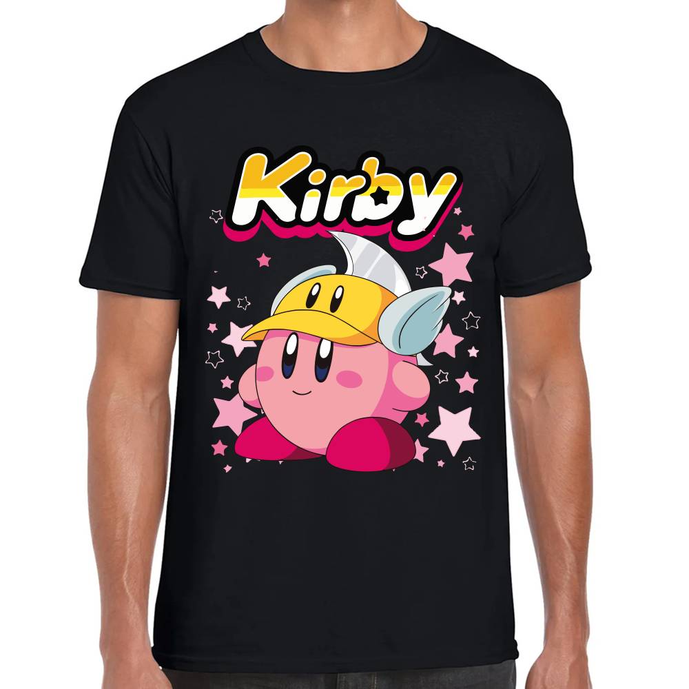 Playera Kirby Casco Armadura Nintendo Algodón Premium #0003244