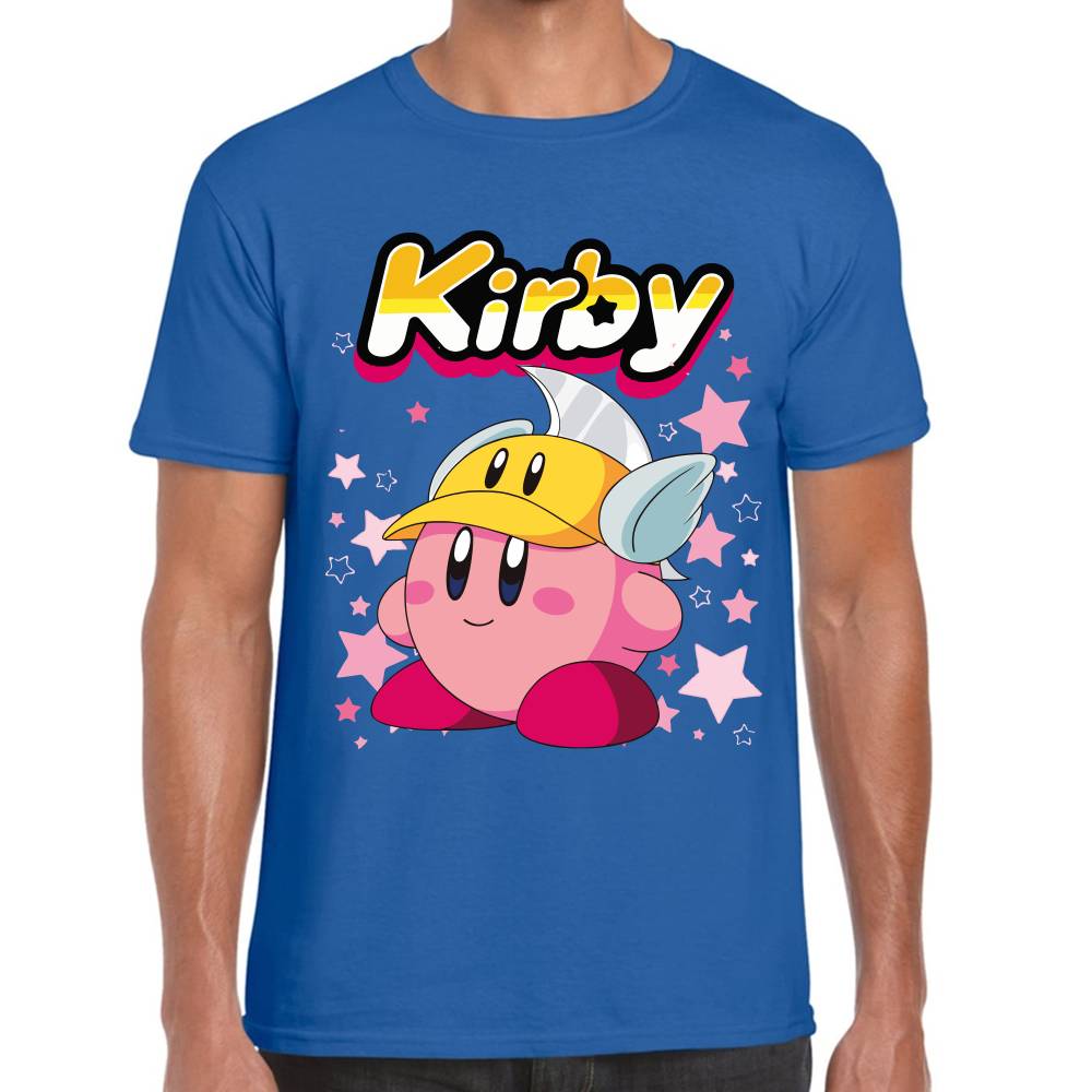 Playera Kirby Casco Armadura Nintendo Algodón Premium #0003244