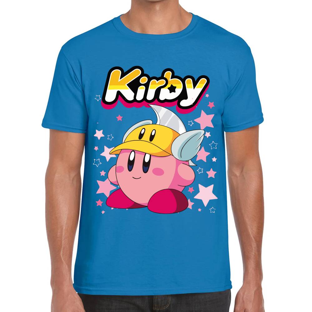 Playera Kirby Casco Armadura Nintendo Algodón Premium #0003244