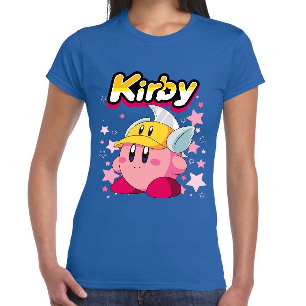 Playera Kirby Casco Armadura Nintendo Algodón Premium #0003244