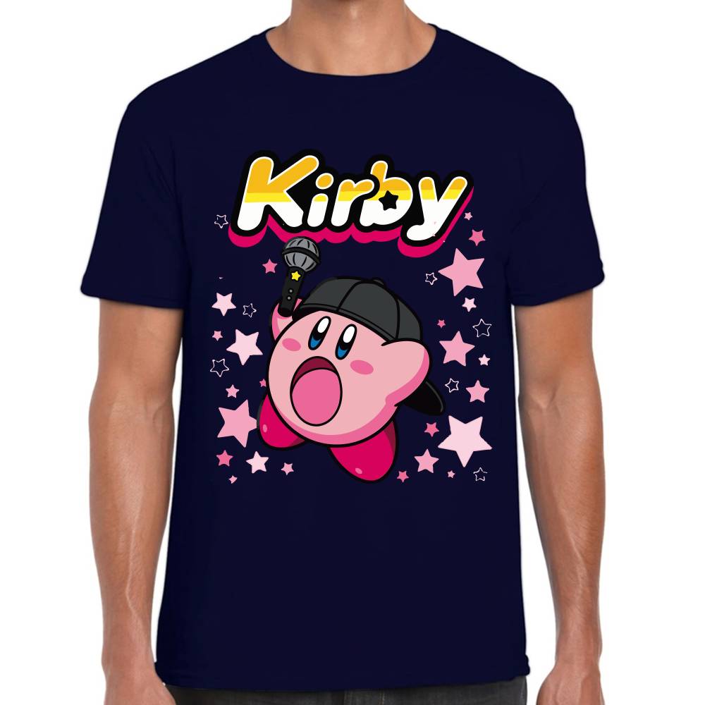 Playera Kirby Cantante Nintendo Algodón Premium #0003245
