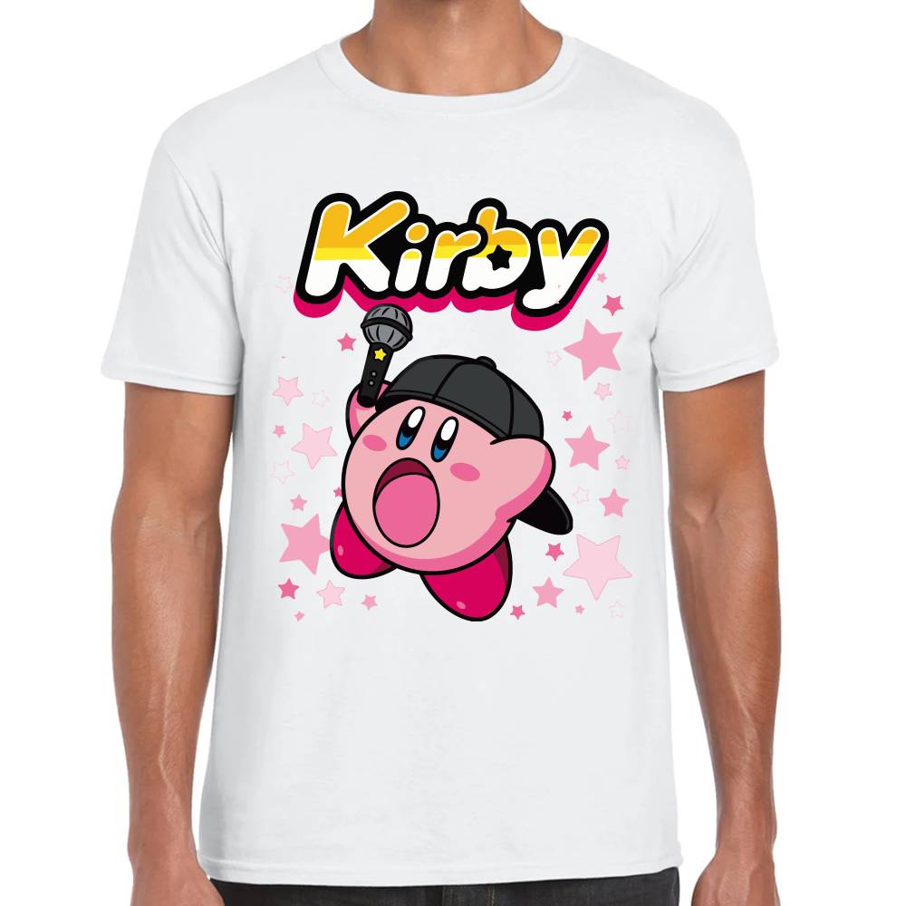 Playera Kirby Cantante Nintendo Algodón Premium #0003245
