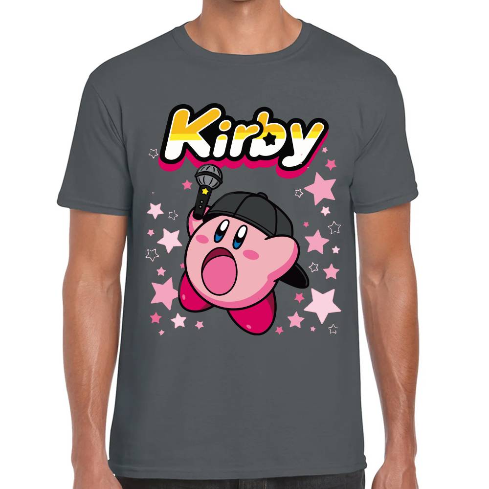 Playera Kirby Cantante Nintendo Algodón Premium #0003245