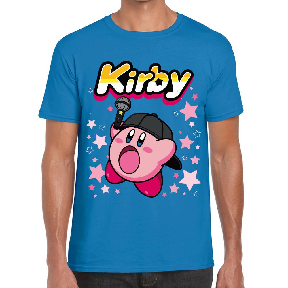 Playera Kirby Cantante Nintendo Algodón Premium #0003245