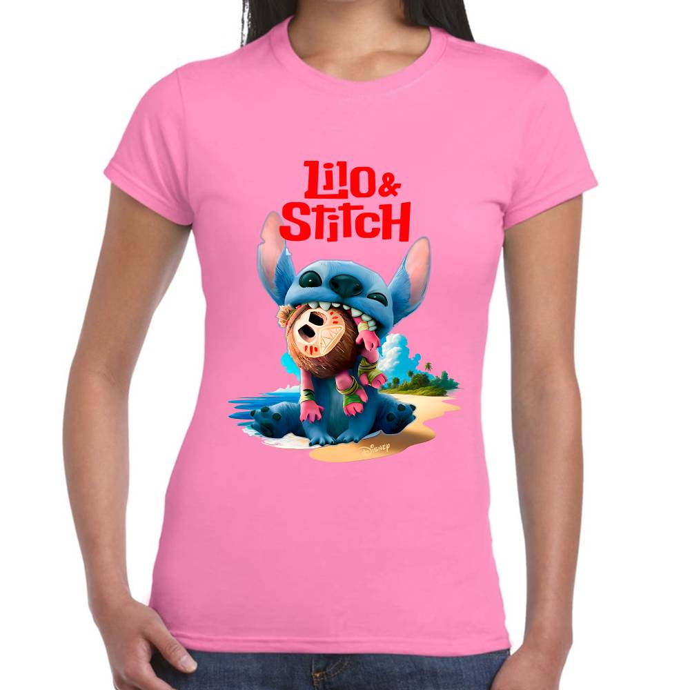 Playera Lilo & Stitch Live Action Algodón Premium #0003246