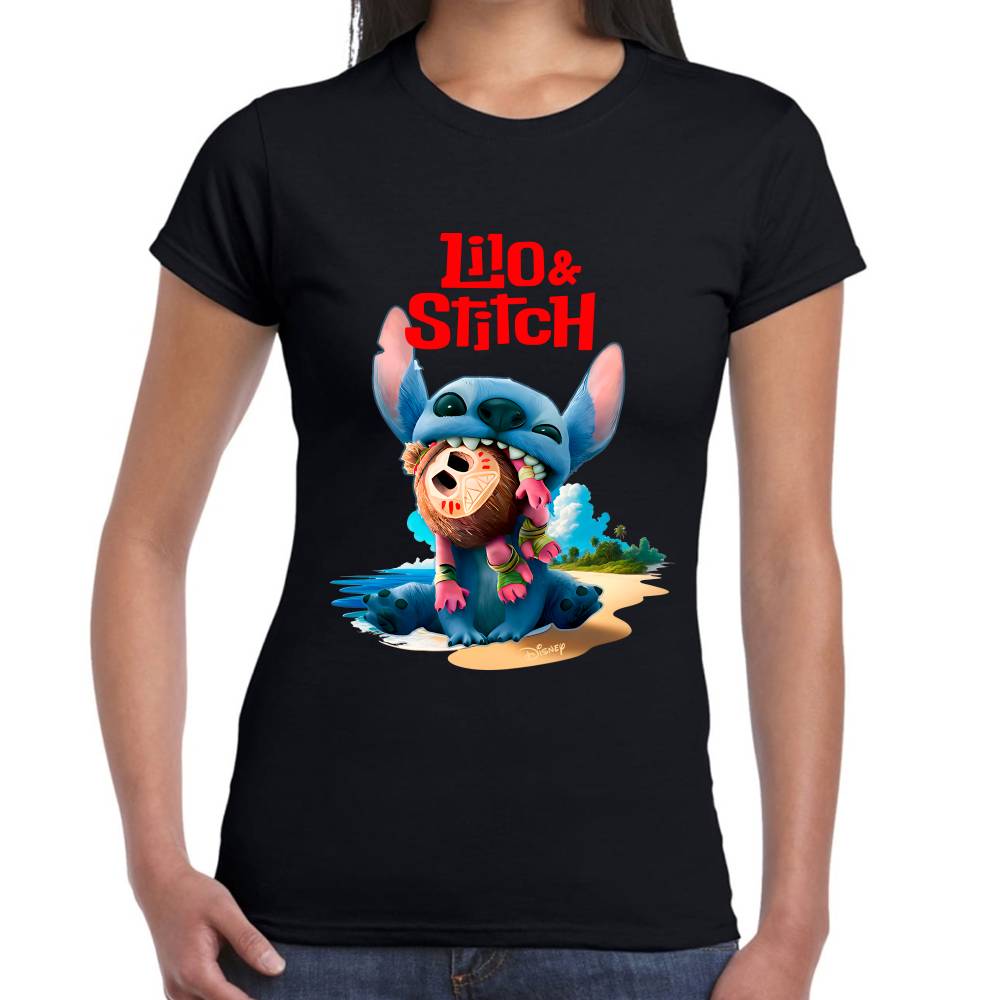 Playera Lilo & Stitch Live Action Algodón Premium #0003246