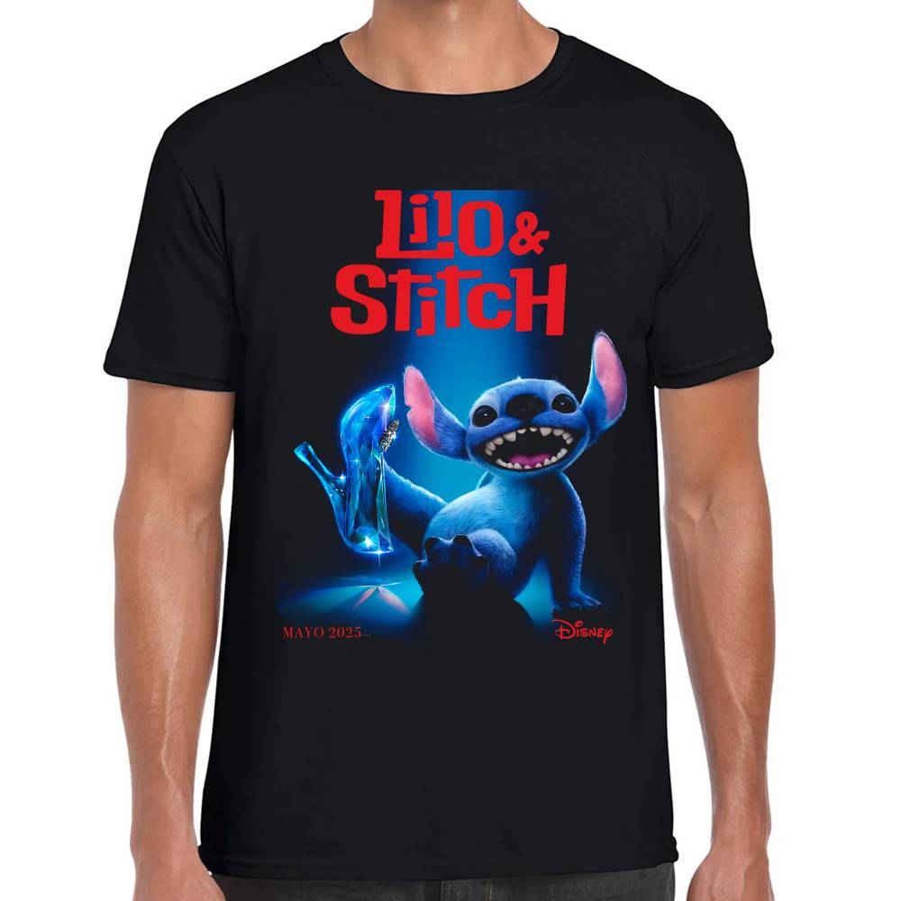 Playera Lilo Zapatilla Lito & Stitch Live Action Disney Algodón Premium #0003248 Imagen principal del producto