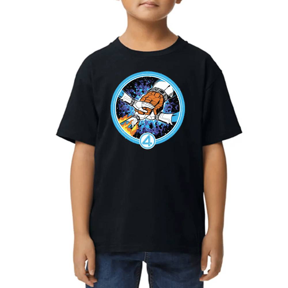 Playera de Niño 4 Fantasticos Puños Unidos Marvel Algodón Premium #0003249