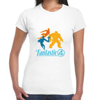 Playera 4 Fantasticos Siluetas Marvel Algodón Premium #0003250