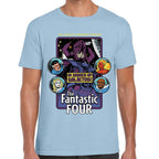Playera 4 Fantasticos Buscando a Galactus Marvel Algodón Premium #0003252