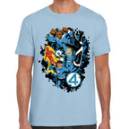 Playera 4 Fantasticos Aura Galactica Marvel Algodón Premium #0003254