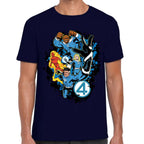 Playera 4 Fantasticos Aura Galactica Marvel Algodón Premium #0003254