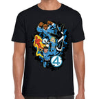 Playera 4 Fantasticos Aura Galactica Marvel Algodón Premium #0003254