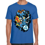 Playera 4 Fantasticos Aura Galactica Marvel Algodón Premium #0003254