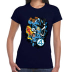 Playera 4 Fantasticos Aura Galactica Marvel Algodón Premium #0003254