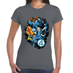 Playera 4 Fantasticos Aura Galactica Marvel Algodón Premium #0003254