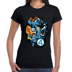 Playera 4 Fantasticos Aura Galactica Marvel Algodón Premium #0003254
