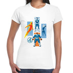 Playera 4 Fantasticos Pilares Marvel Algodón Premium #0003255