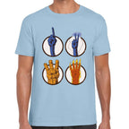 Playera 4 Fantasticos 4 Señales Marvel Algodón Premium #0003256