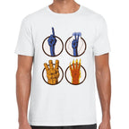 Playera 4 Fantasticos 4 Señales Marvel Algodón Premium #0003256