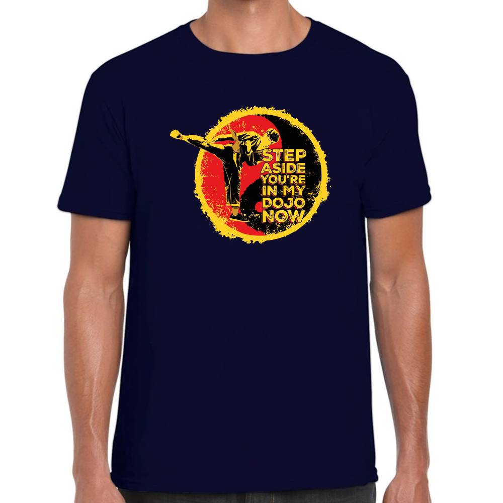 Playera Karate Kid Step Aside Algodón Premium #0003263