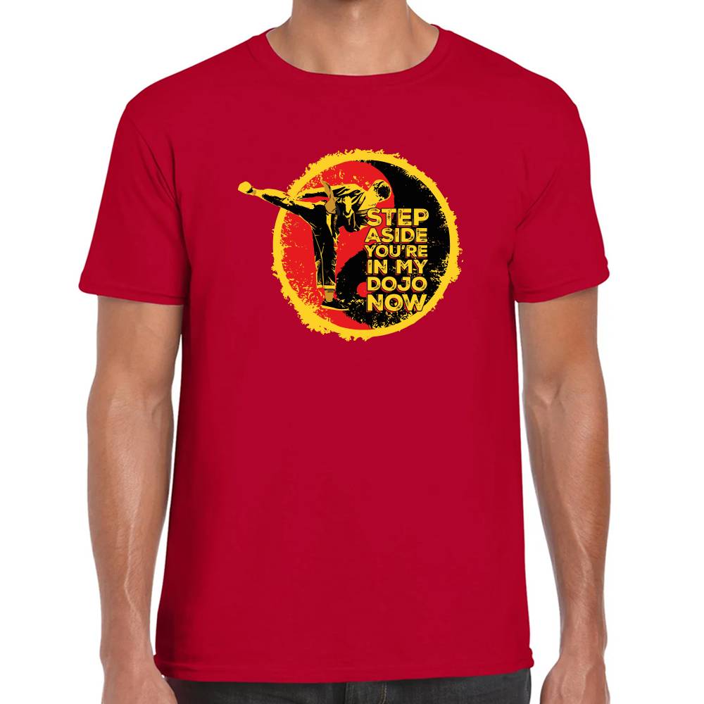 Playera Karate Kid Step Aside Algodón Premium #0003263