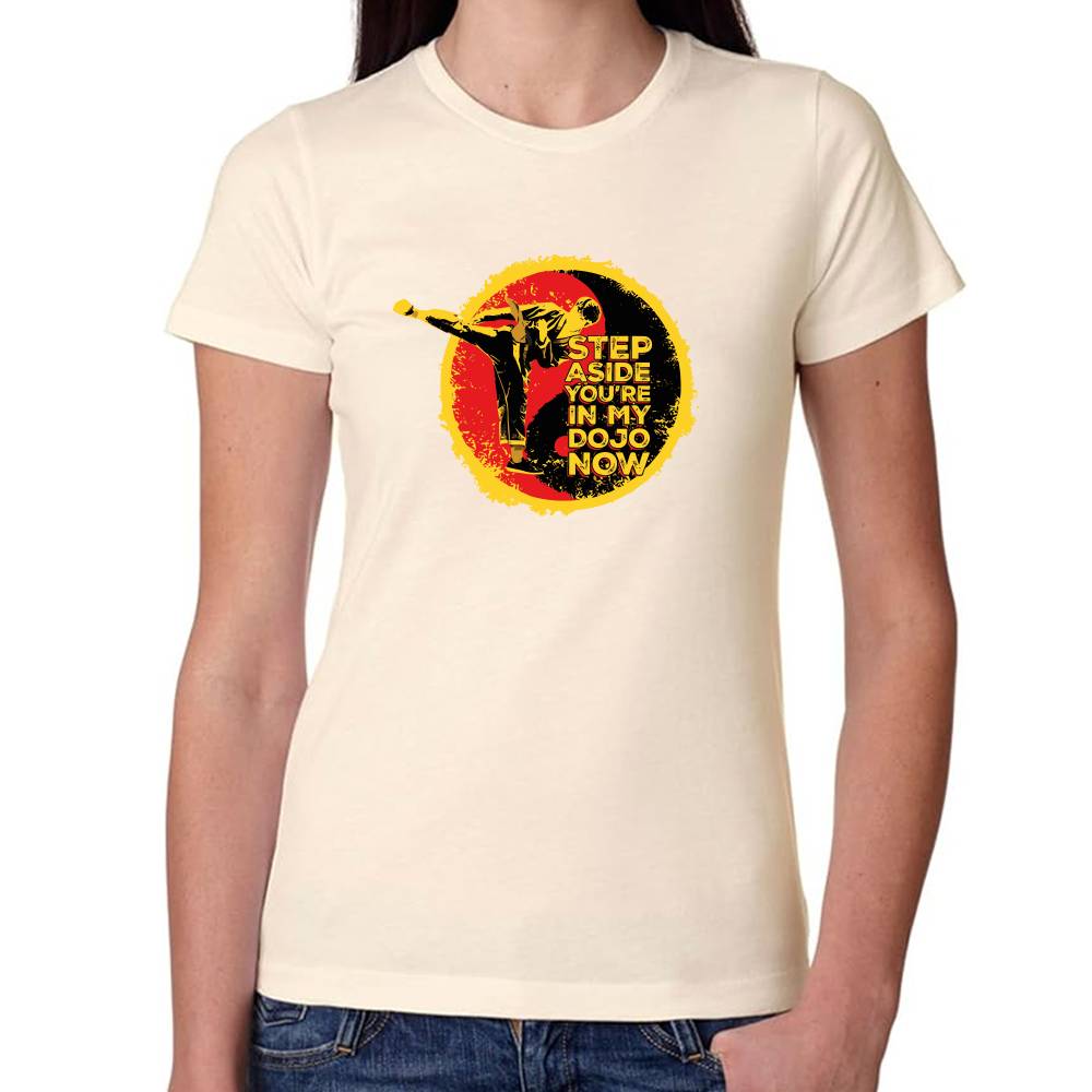 Playera Karate Kid Step Aside Algodón Premium #0003263