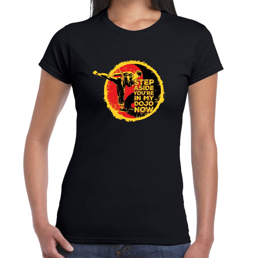 Playera Karate Kid Step Aside Algodón Premium #0003263 Imagen secundaria del producto