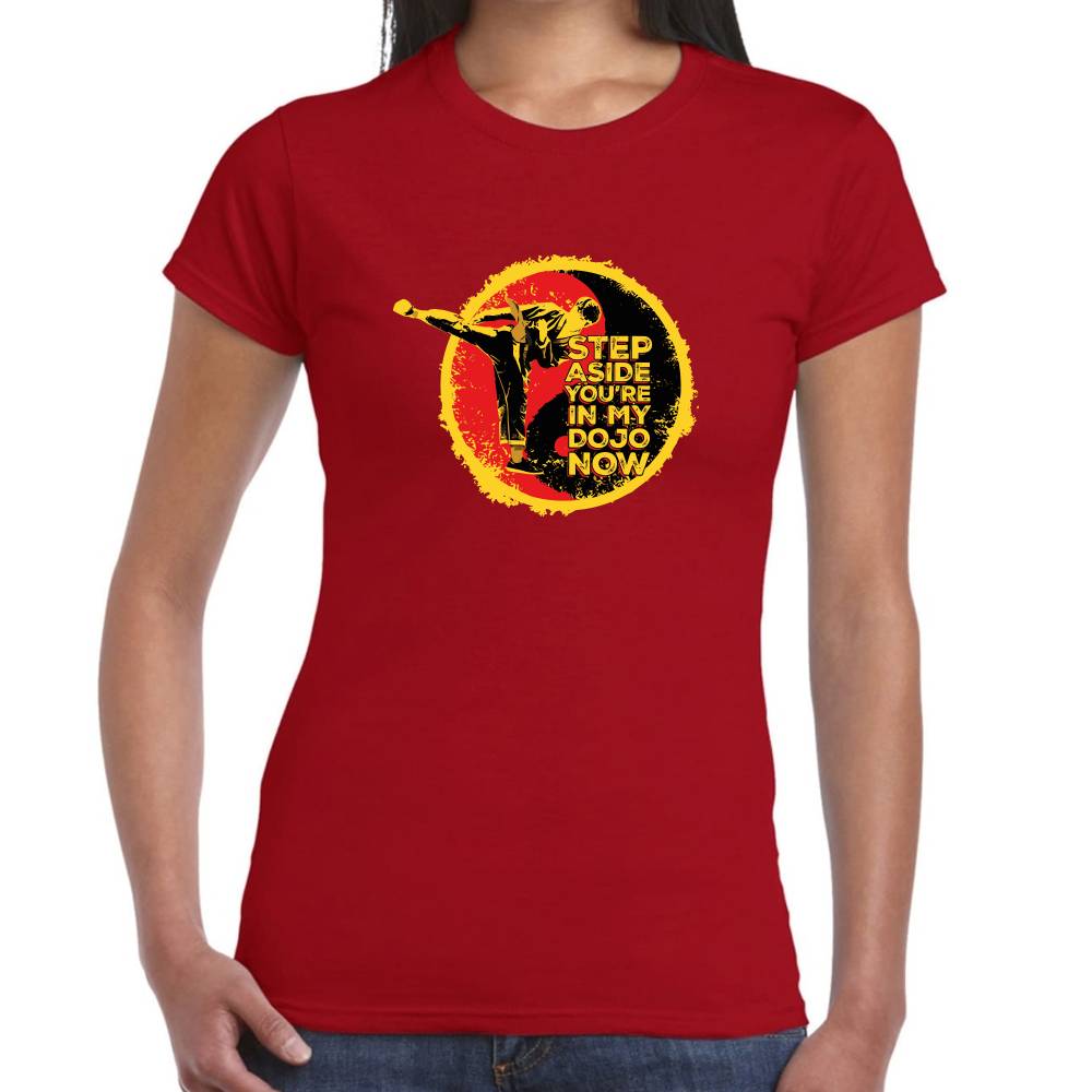 Playera Karate Kid Step Aside Algodón Premium #0003263